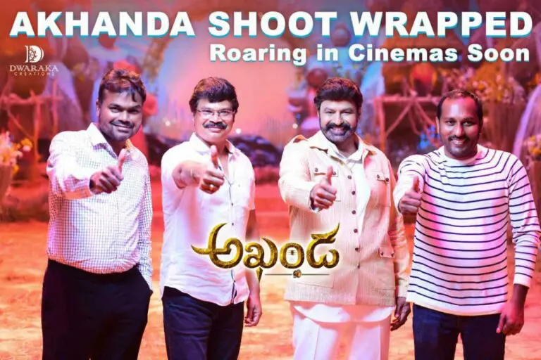 Nandamuri Balakrishna’s Akhanda Shooting Wrapped Up