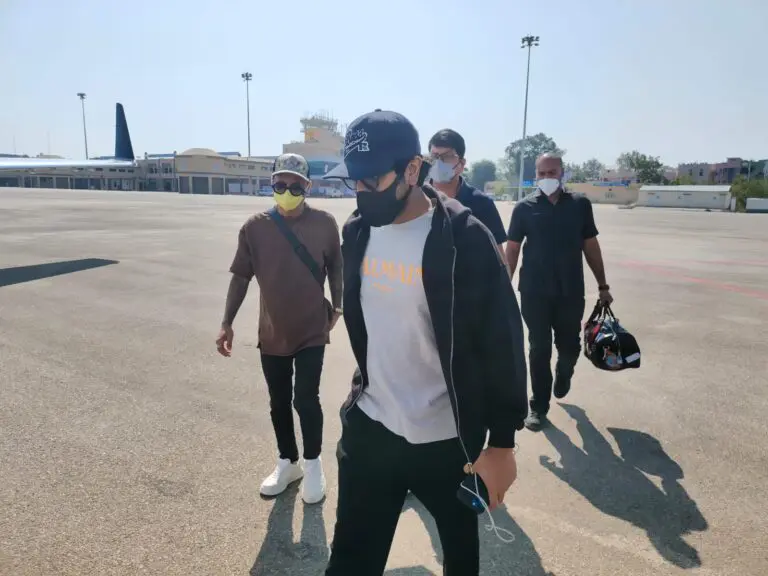 A grand welcome for Ram Charan in Rajahmundry