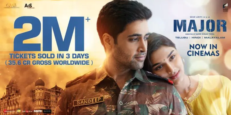 2 Million tickets sold in just 3 days for Major