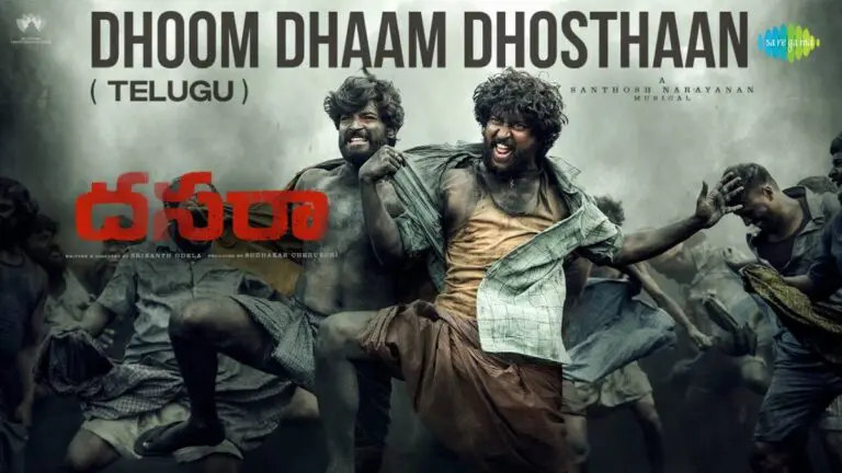 Nani’s Dasara 1st single is a chartbuster and raises the movie business
