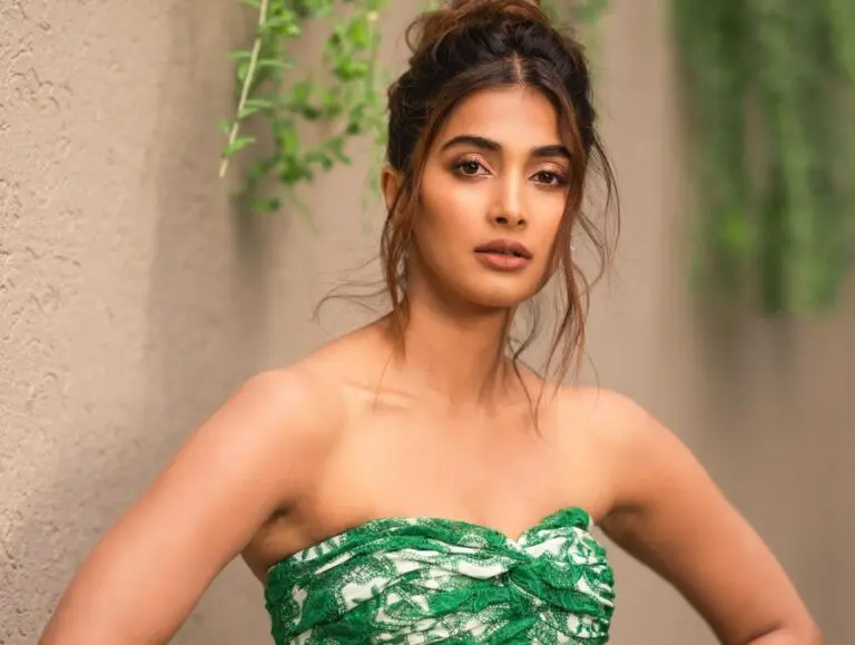 Pooja Hegde in green for her latest photoshoot