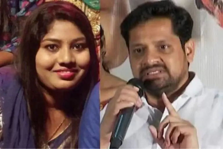 గీతా ఆర్ట్స్ ఆఫీస్ ముందు నగ్నంగా నిరసన చేసిన  సునీత బోయ