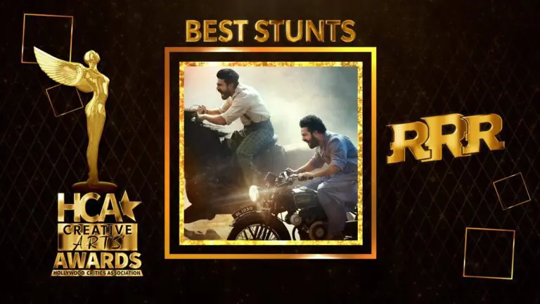 RRR HCA Awards: మరో అంతర్జాతీయ అవార్డును అందుకున్న ఎపిక్ ఆర్ ఆర్ ఆర్