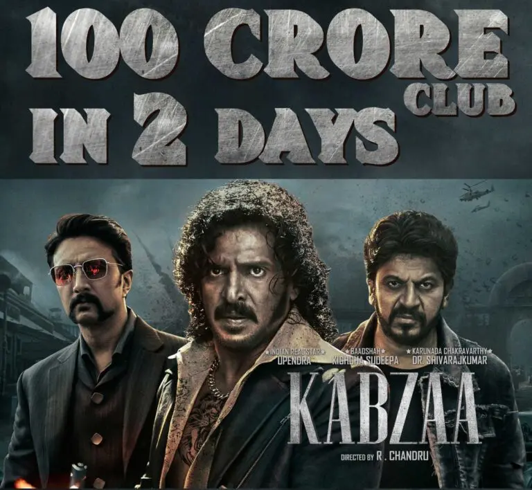 Never before fake in Indian cinema, Kabzaa team releases a 100Cr poster