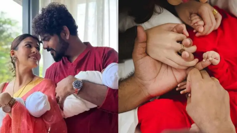 Nayanthara reveals her twin boys name on a stage