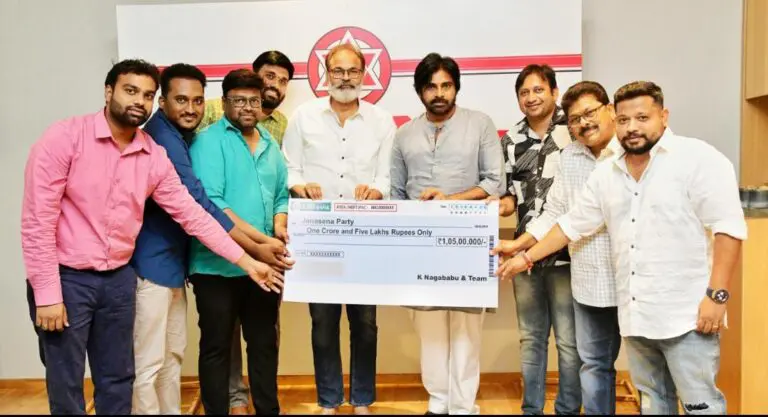 Nagababu donated Orange re release collections to Janasena party