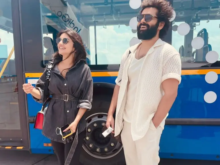 Ram and Sree leela land in Mysore for final schedule