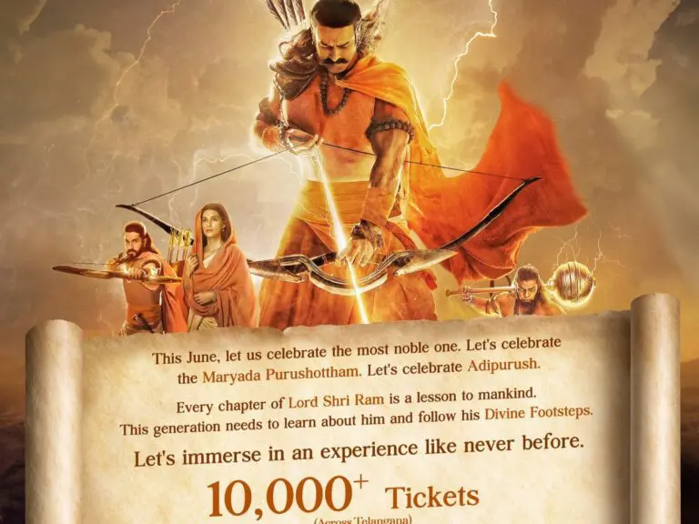 Karthikeya 2 producer is giving 10000 Plus tickets of Adipurush at free of cost in Telangana