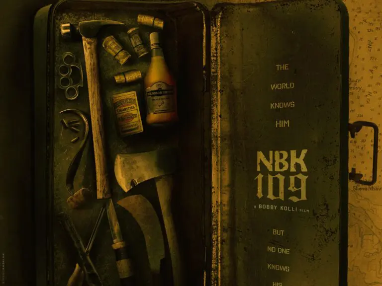 Balakrishna’s next film’s conceptual poster has weapons and Mansion House Bottles