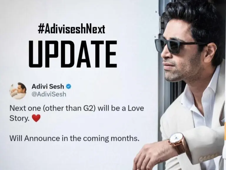 Adivi Sesh changes the gears and signs a love story