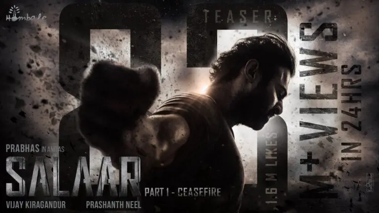 Salaar Teaser creates sensation and sets a new benchmark