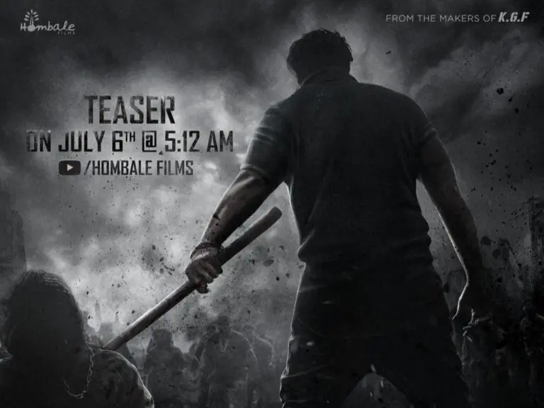 Official: Salaar Teaser date and time is out with a mass poster