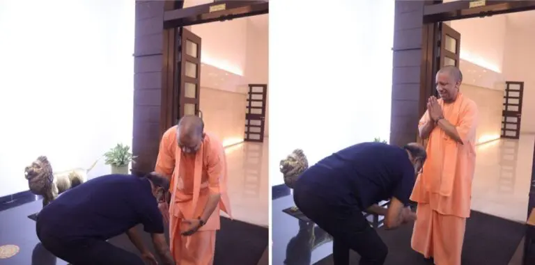 Rajinikanth responds to controversy’s on touching Yogi Adityanath’s feet