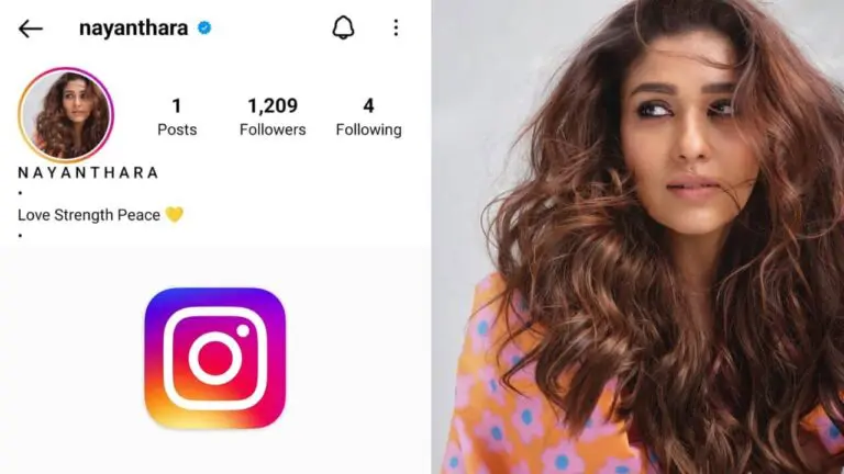 Lady superstar Nayanthara makes her Instagram debut