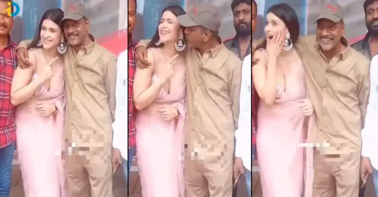 Tollywood Director kisses heroine in public – Video goes viral on the internet