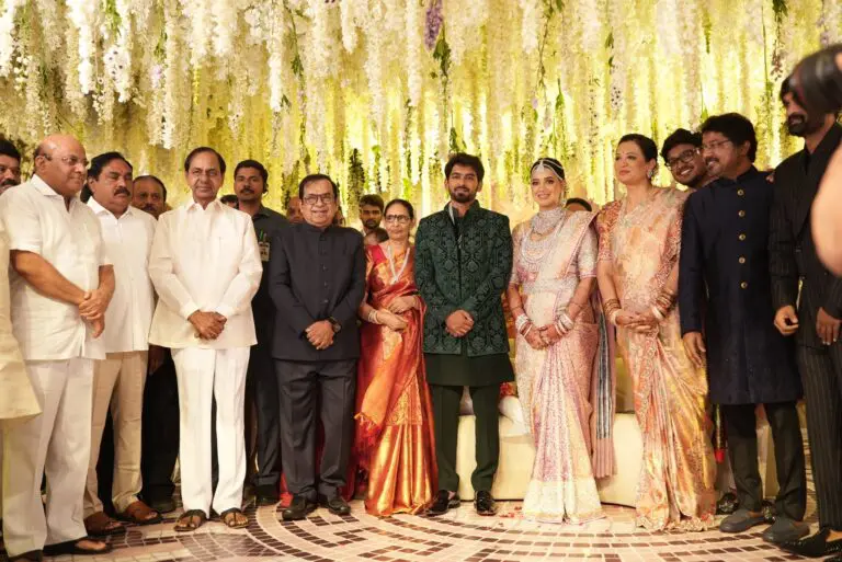 Celebrities graced the Brahmanandam Son’s marriage
