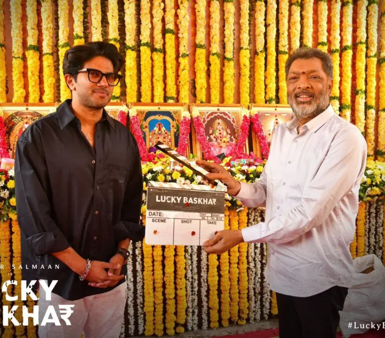 Dulquer Salmaan’s new straight Telugu film Lucky Baskhar begins shooting
