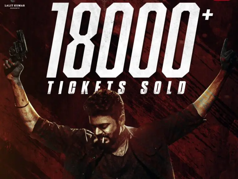 Leo UK advance bookings smashing records and sells over 18K tickets