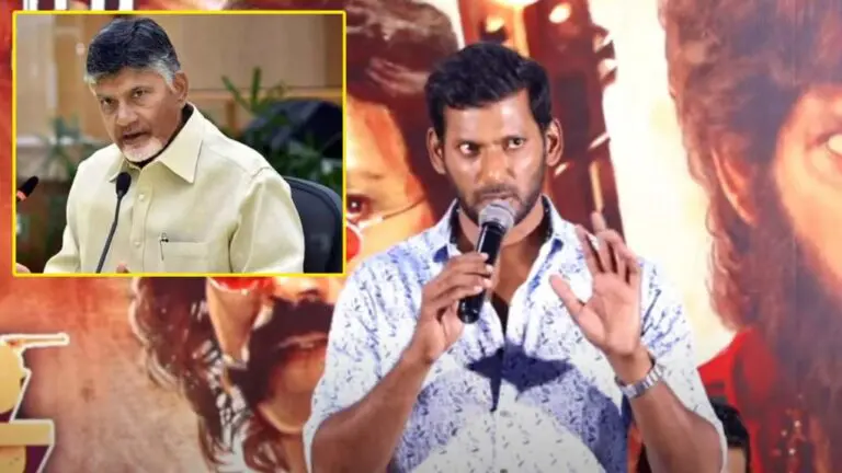 Hero Vishal Speaks out against the Government regarding Chandrababu Naidu’s arrest