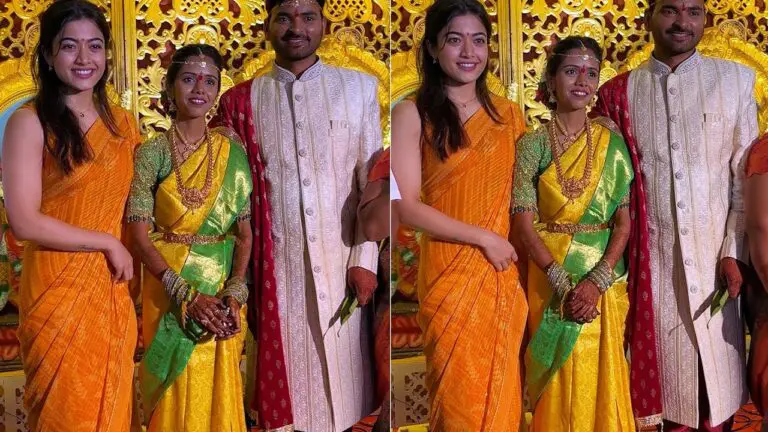 Rashmika Mandanna won the hearts of everyone by attending her assistant’s wedding