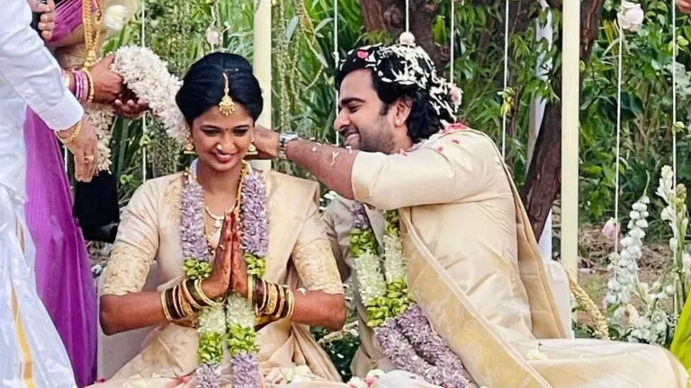 Hero Ashok Selvan gets married to actress Keerthi Pandian