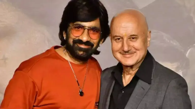 Anupam Kher boosts Raviteja’s success with a real story in Tiger Nageswara Rao promotions
