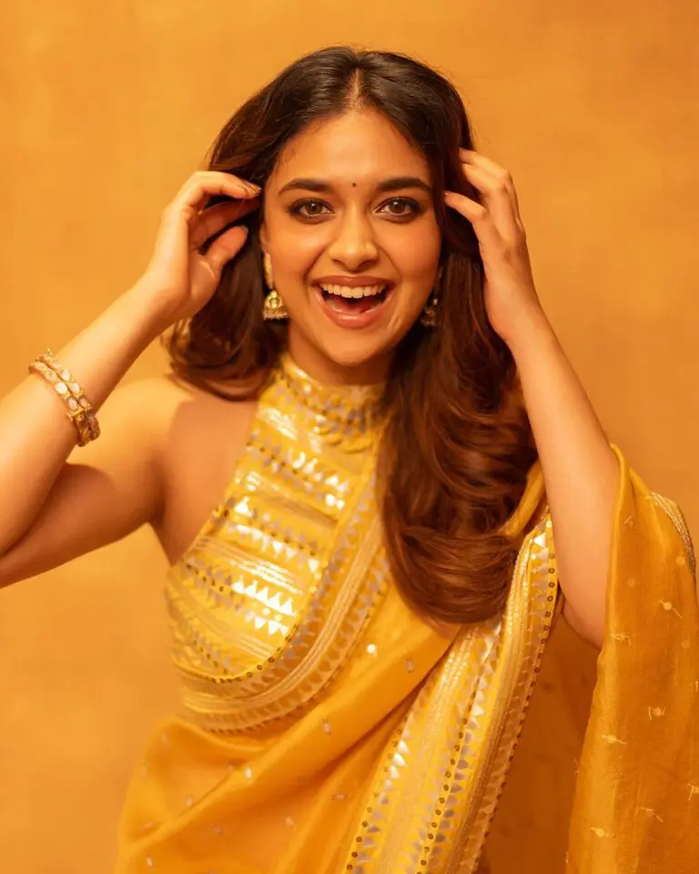 Keerthy Suresh – Bringing Timeless Grace to Diwali Celebrations