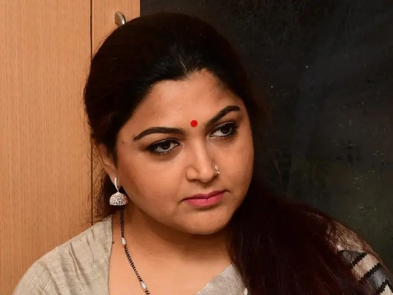 Khushbu Sundar hurts SC community: A Police complaint filed