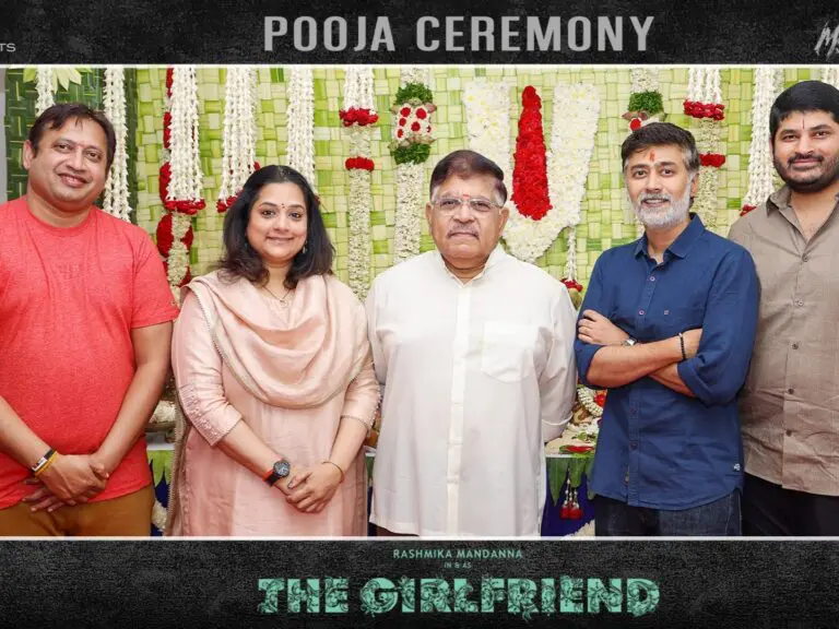 Rashmika Mandanna’s female-led project officially announced with Pooja formalities