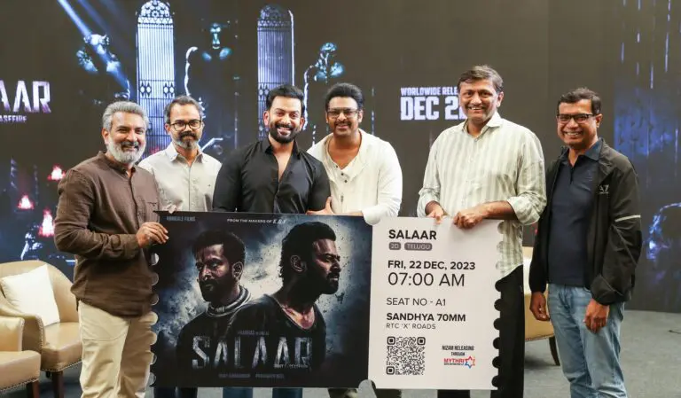 Rajamouli bought the Salaar’s first ticket