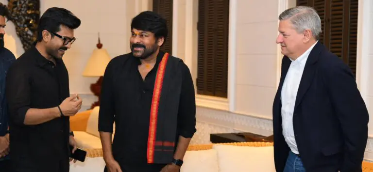 Netflix CEO met Ram Charan and Chiranjeevi