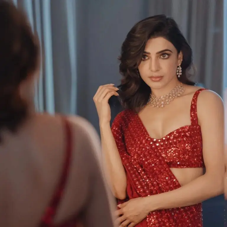Samantha Sizzles in a Red Hot Dress: Latest Stills