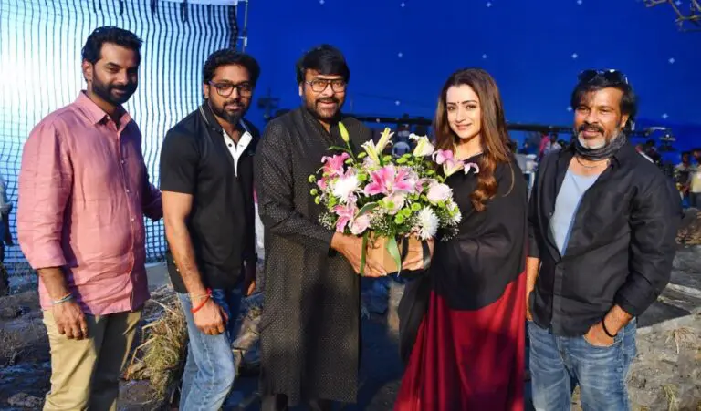 Chiranjeevi and Trisha Reunites After 18 Years