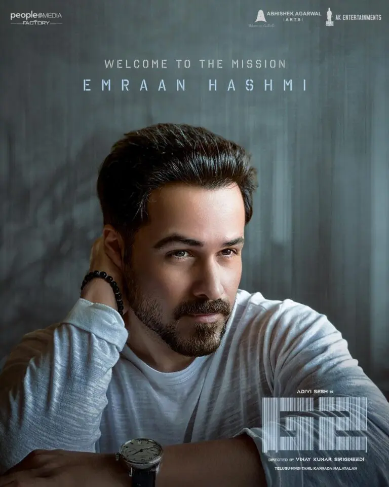 G2 Locks in Excitement as Emraan Hashmi Confirms Joining the cast in Adivi Sesh Spy thriller