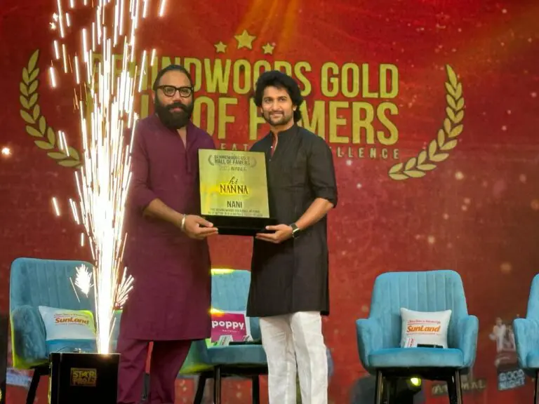 Natural Star Nani, Mrunal Thakur, Shouryuv Win Awards At Behindwoods Gold Hall Of Famers 2023