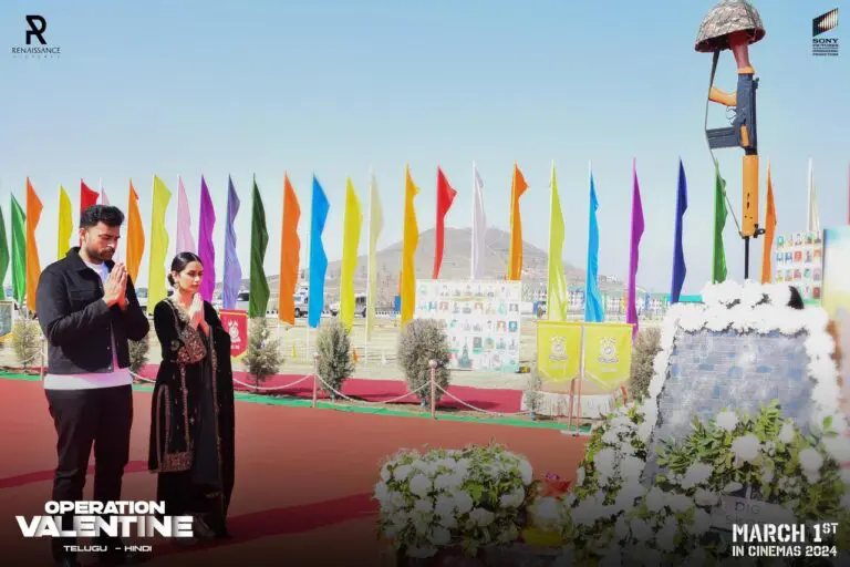 Mega Prince Varun Tej and Operation Valentine Team Honor Pulwama Martyrs