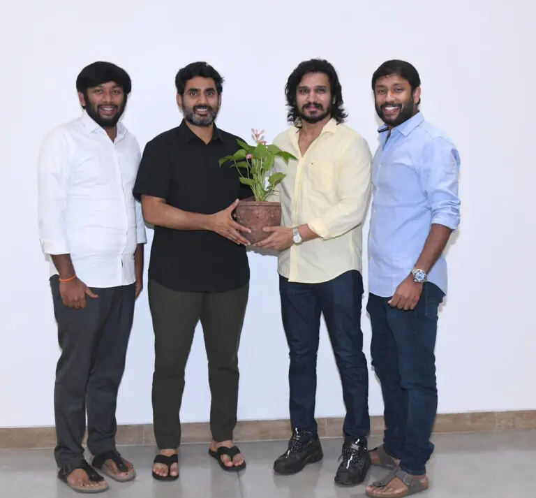 AP Politics: Hero Nikhil meets Nara Lokesh