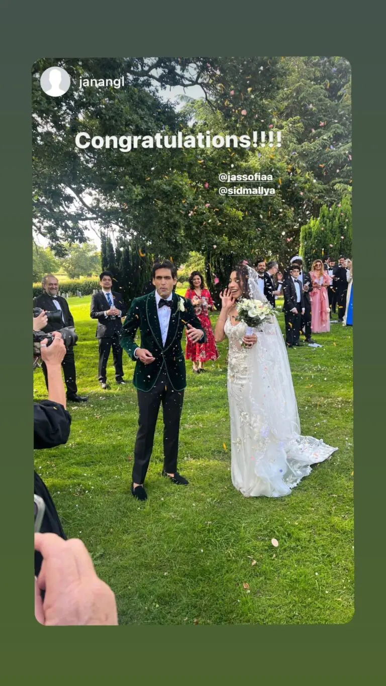 Sidhartha Mallya gets married to his long term girlfriend Jasmine in London