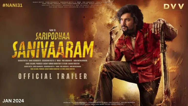 Nani’s Saripodha Sanivaaram Day 1 Collections!