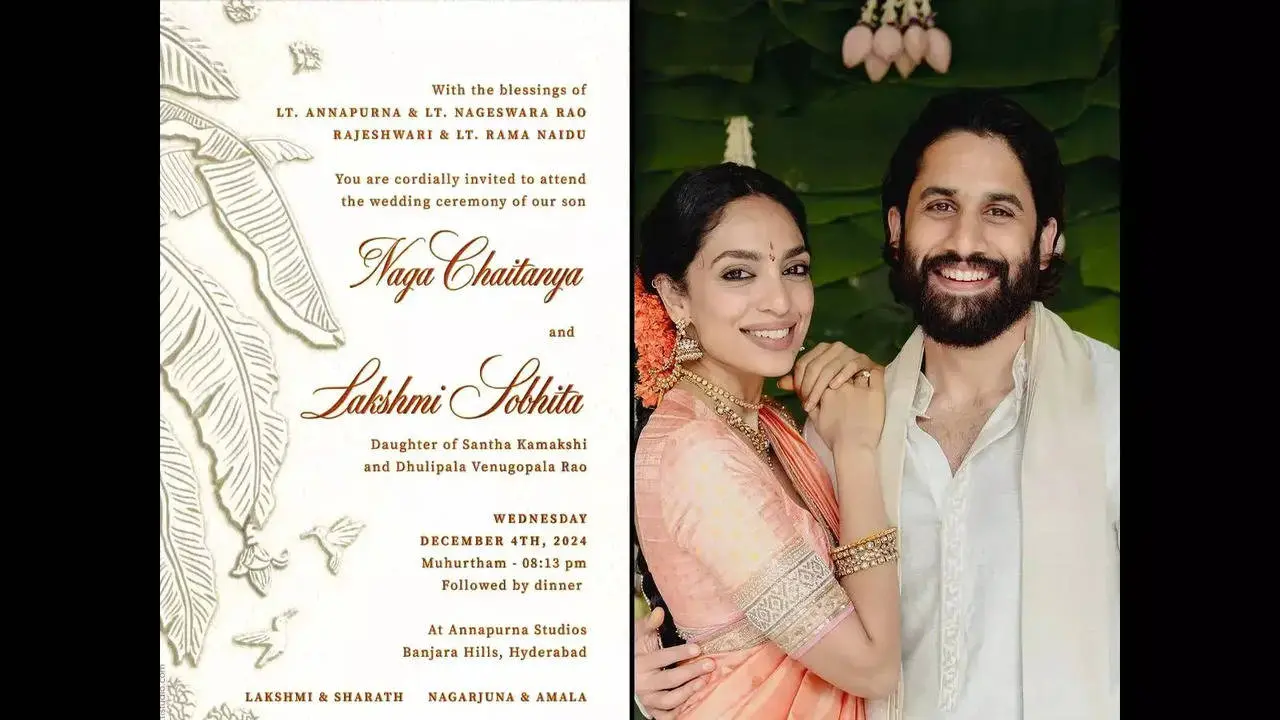 Naga Chaitanya and Sobhita s Wedding Muhurat Revealed