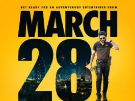 Nithin took to his official social media account and announced that Robinhood is arriving in theaters on March 28th.