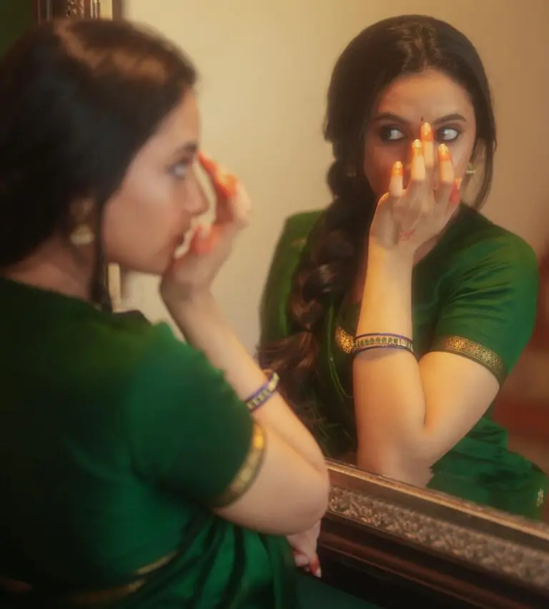 Emerald Elegance: Priyanka Mohan