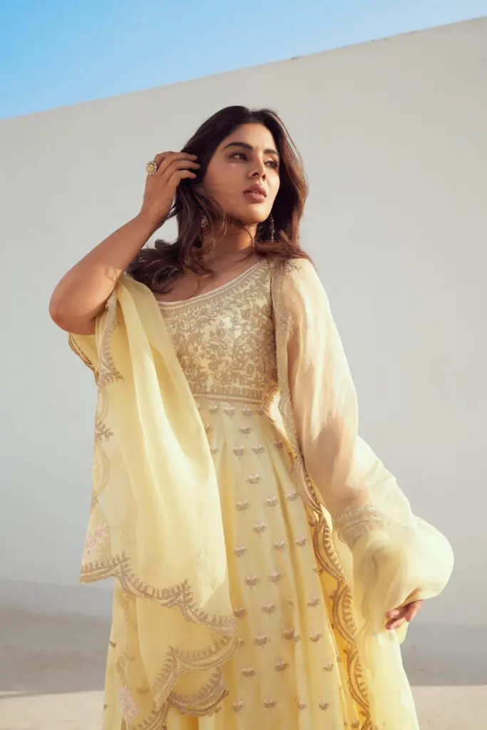 Samyuktha Menon: Dreamy in Cream image 1