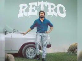The Telugu version of Retro received a UA (16+) certificate, and the film's runtime is 168 minutes and 30 seconds. Suriya's Retro Telugu completes censor formalities, and the film's runtime is almost 3 hours long. The pre-release event of the film will be held on Saturday, 26th April, with Vijay Devarakonda being the chief guest. Sithara Entertainments banner, which is behind Vijay's Kingdom, is also releasing Suriya's film in Telugu.