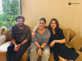 Nikhil's big-budget film Swayambhu, Sharwanand's Nari Nari Naduma Murari, Lawrence's Benz, and Bellamkonda Srinivas's Haindava—all these films have Samyukth as the female lead. Samyuktha is in top form as she signs another massive Pan-India project, and another exciting film joins her lineup as she has been cast as the lead actress in Vijay Sethupathi and Puri Jagannath's Pan-India film.