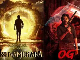 The delay in VFX work was the main reason, and the team has yet to announce an official release date till now. The latest buzz in the industry circles suggests that the team plans to arrive for Dasara on September 25th if everything goes well. But Sujeeth and Pawan's "They Call Him OG" has already been announced for a September 25th release. Now, if Chiranjeevi's film fails to arrive in September, then it needs to wait for Summer 2026, as Chiru-Anil Ravipudi's film arrives on Sankranthi. So, lately, a buzz started that Pawan Kalyan's OG might step back for Chiranjeevi's Vishwambhara. If the film goes to Summer 2026, then it will add a big burden for producers. So, UV Creations, the production house, is said to have a plan to arrive on September 25th. If Vishwambhara arrives on September 25th, then OG will most likely move to the third week of December or Christmas, according to industry circles.