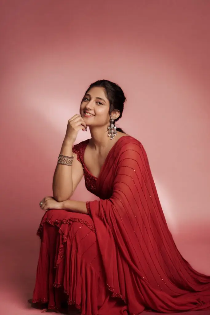 Mirai Girl Ritika Nayak Shines in Red image 1