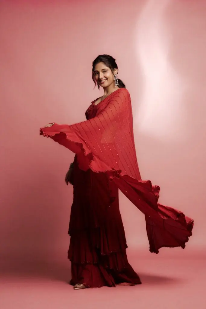 Mirai Girl Ritika Nayak Shines in Red image 2