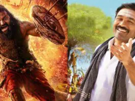 Kantara Chapter 1 outperforms Idli Kadai in Tamil Nadu Kantara chapter 1 crosses 50 Cr in Tamil Nadu Kantara Chapter 1 impacts Dhanush's Idli Kadai run