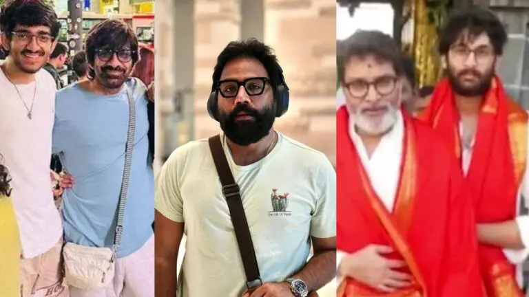 Raviteja son and Trivikram son in Spirit direction team